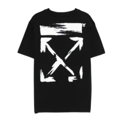 T-shirt girocollo mezza manica logo