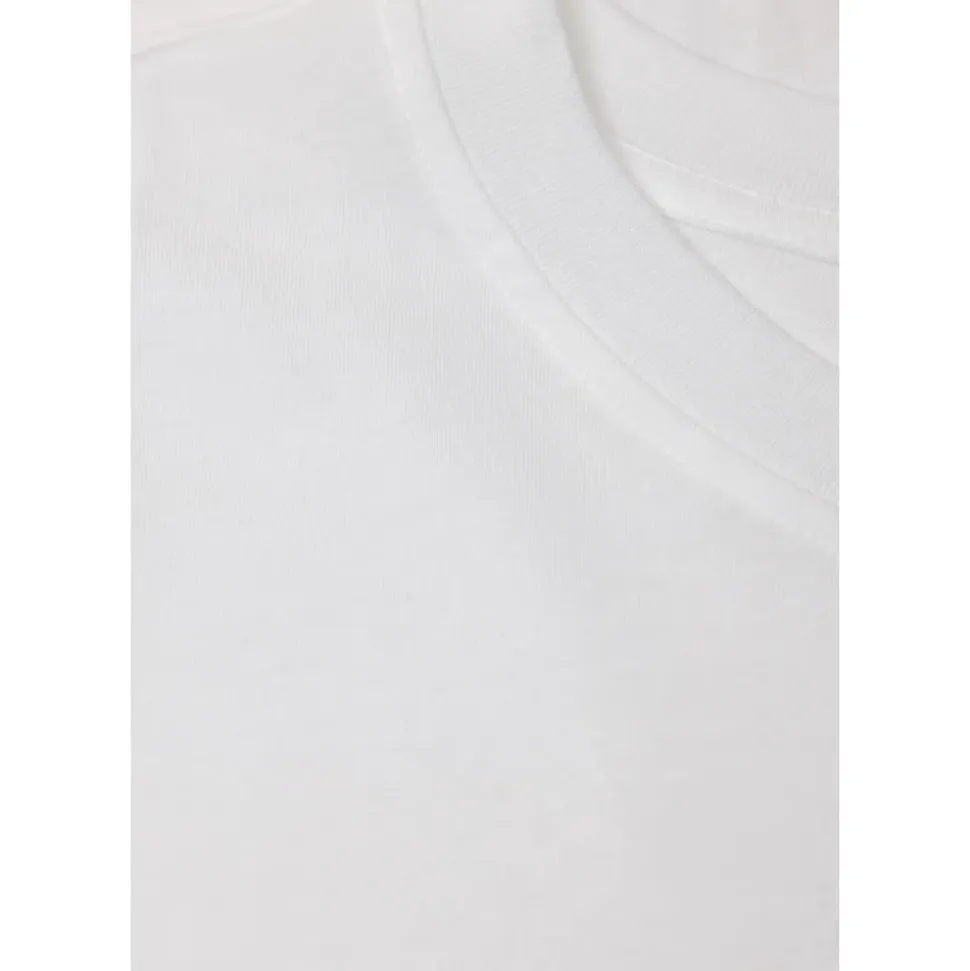 T-shirt girocollo mezza manica a scatola