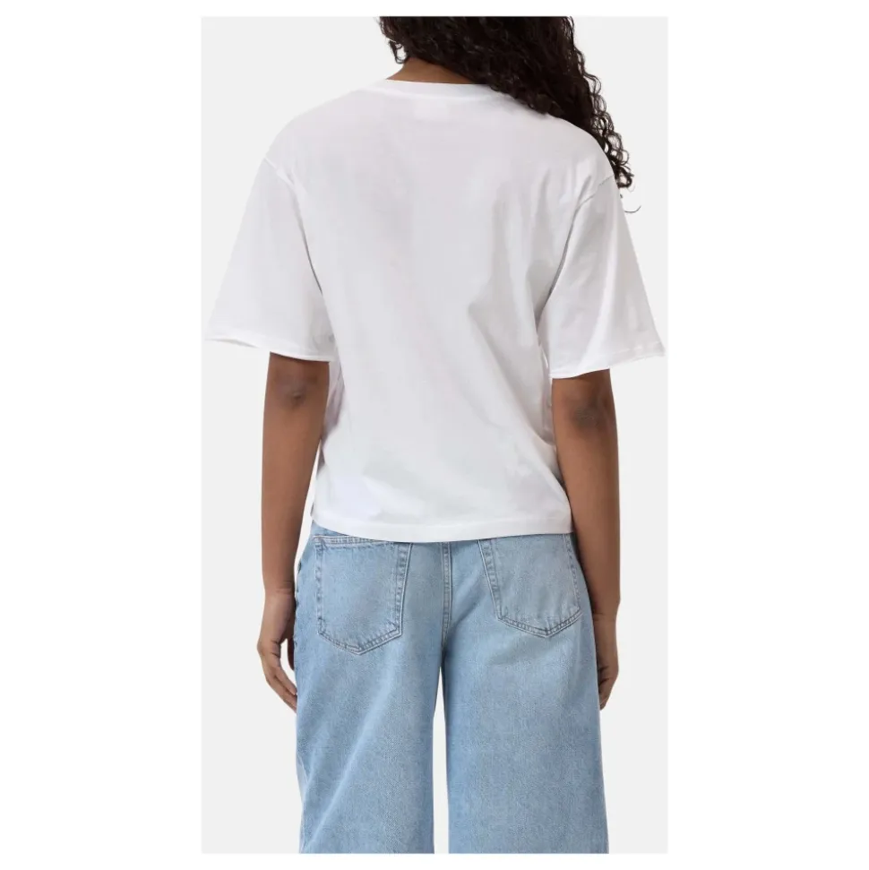 T-shirt girocollo mezza manica a scatola