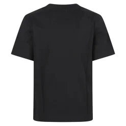 T-shirt à logo brodé et bordure à carreaux