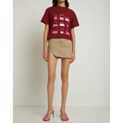 T-shirt à Manches Courtes avec Imprimé Sac