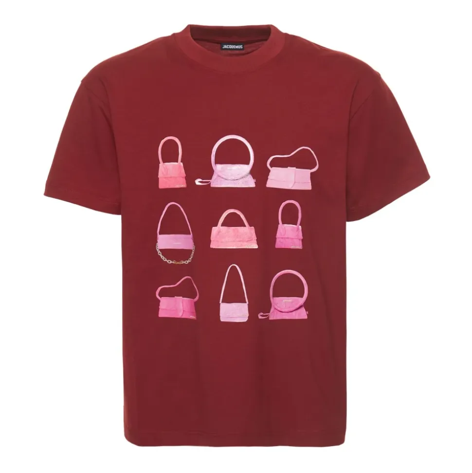 T-shirt à Manches Courtes avec Imprimé Sac