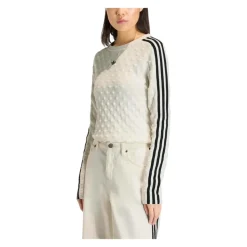 T-shirt manches longues moulant en maille texturée