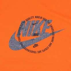 T-shirt orange sécurité avec impression avant
