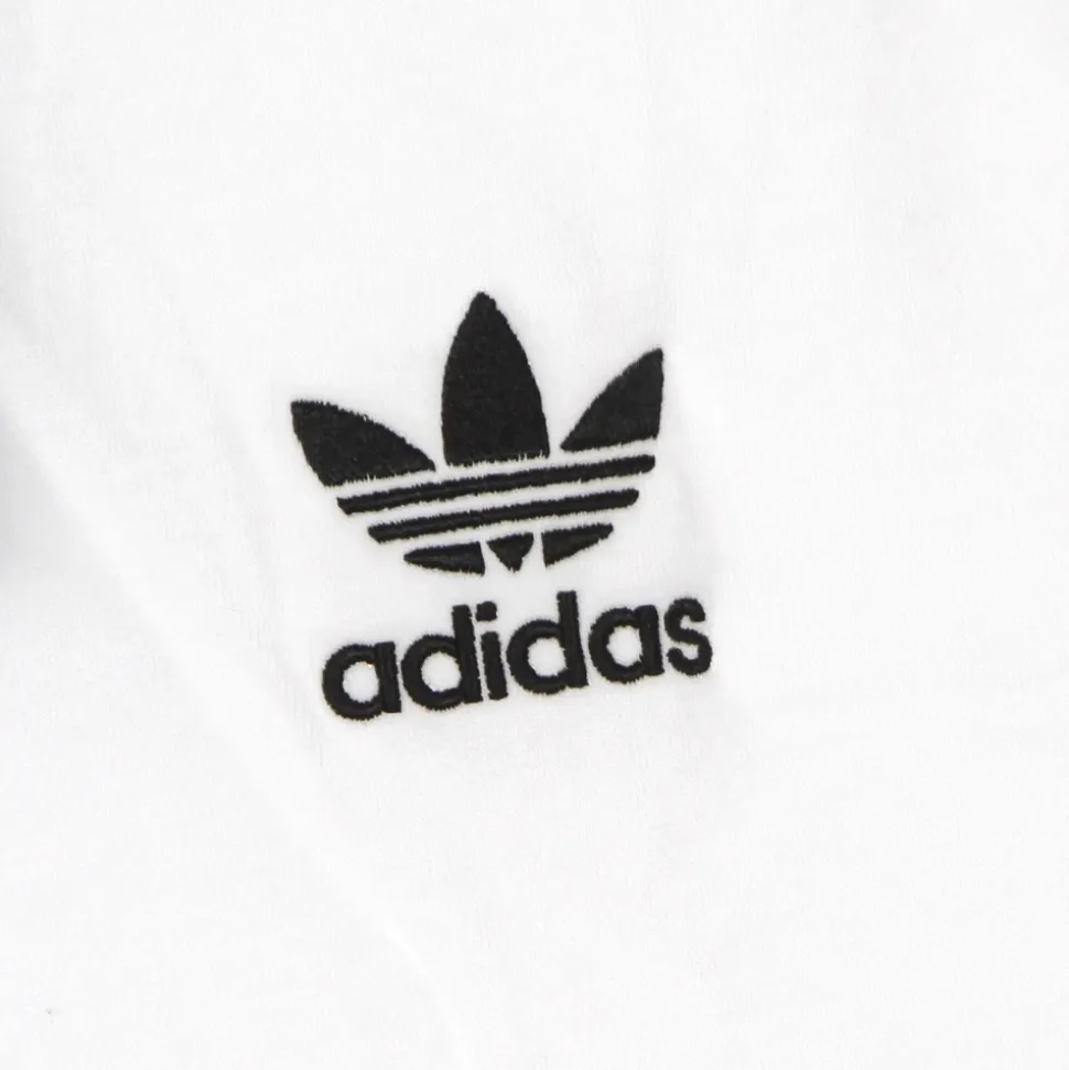 T-shirt Rayé Blanc Manches Courtes