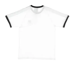 T-shirt Rayé Blanc Manches Courtes
