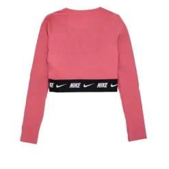 T-shirt Sporty Crop Manches Longues
