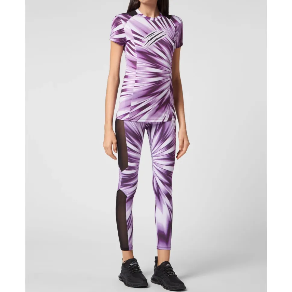 T-shirt Tie-dye Col Rond MC Scratch