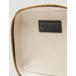 Vanity Case en cuir avec tressage Intrecciato