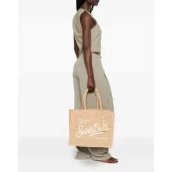 Vanity Raffia Tote Bag