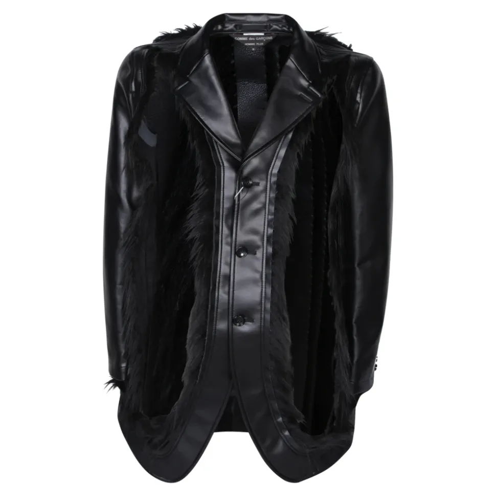 Veste avec Détails en Fausse Fourrure