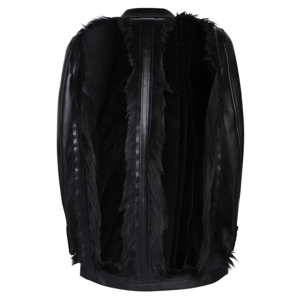 Veste avec Détails en Fausse Fourrure