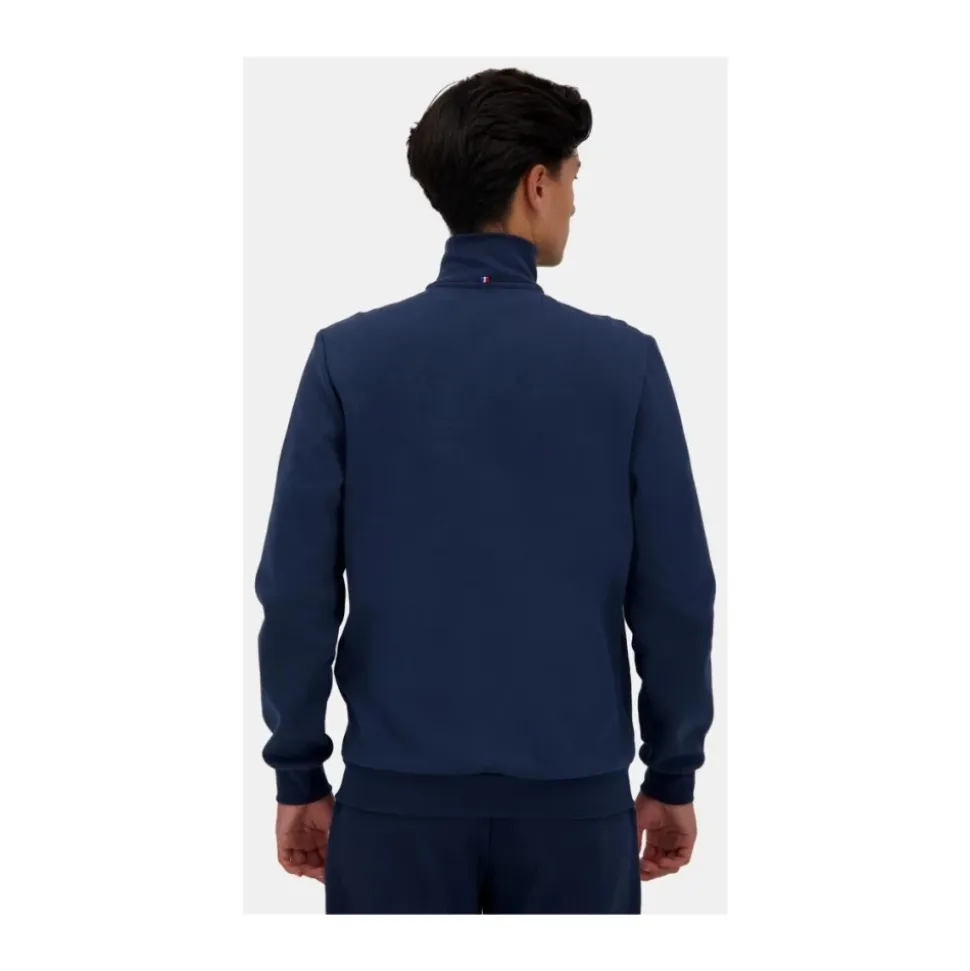 Veste Bleue à Fermeture Éclair Collection Essentials
