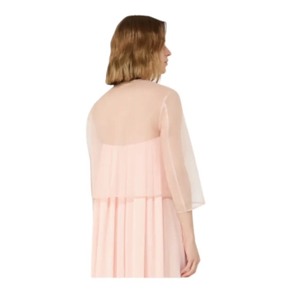 Veste Boléro Courte en Organza de Soie Pure