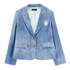 Veste à boutons décoratifs