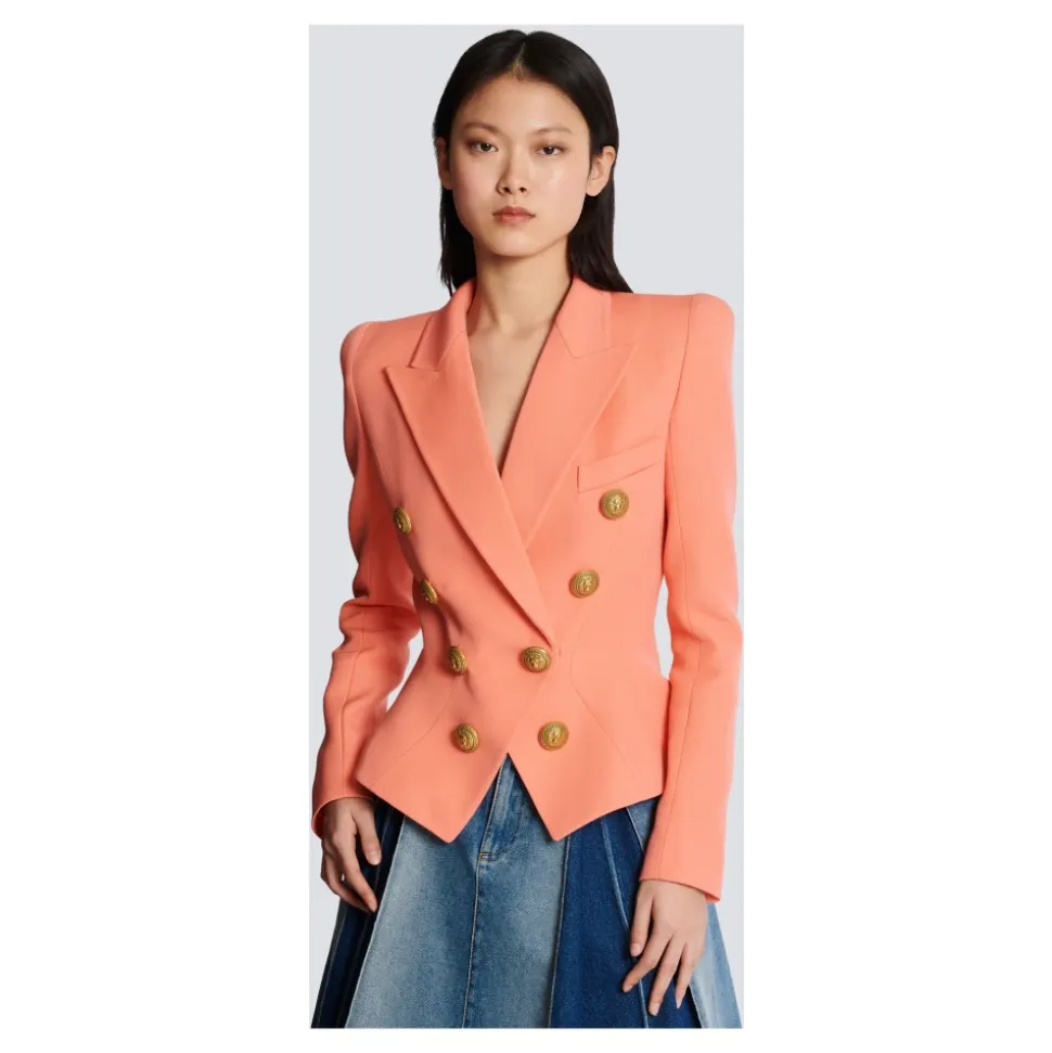 Veste à 8 boutons et taille cintrée