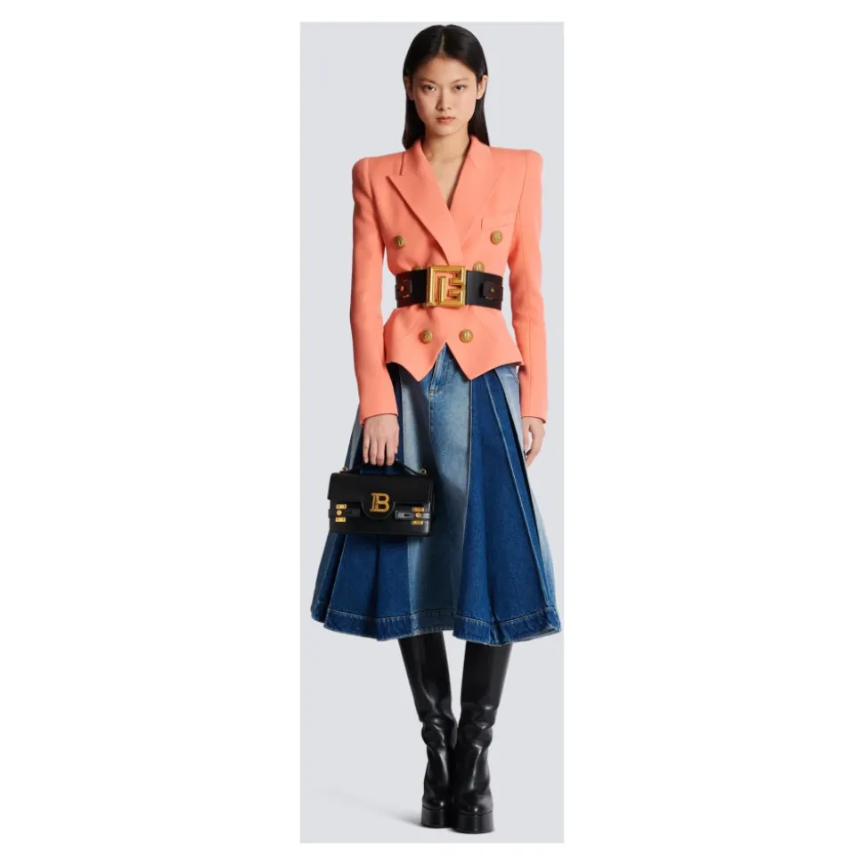 Veste à 8 boutons et taille cintrée