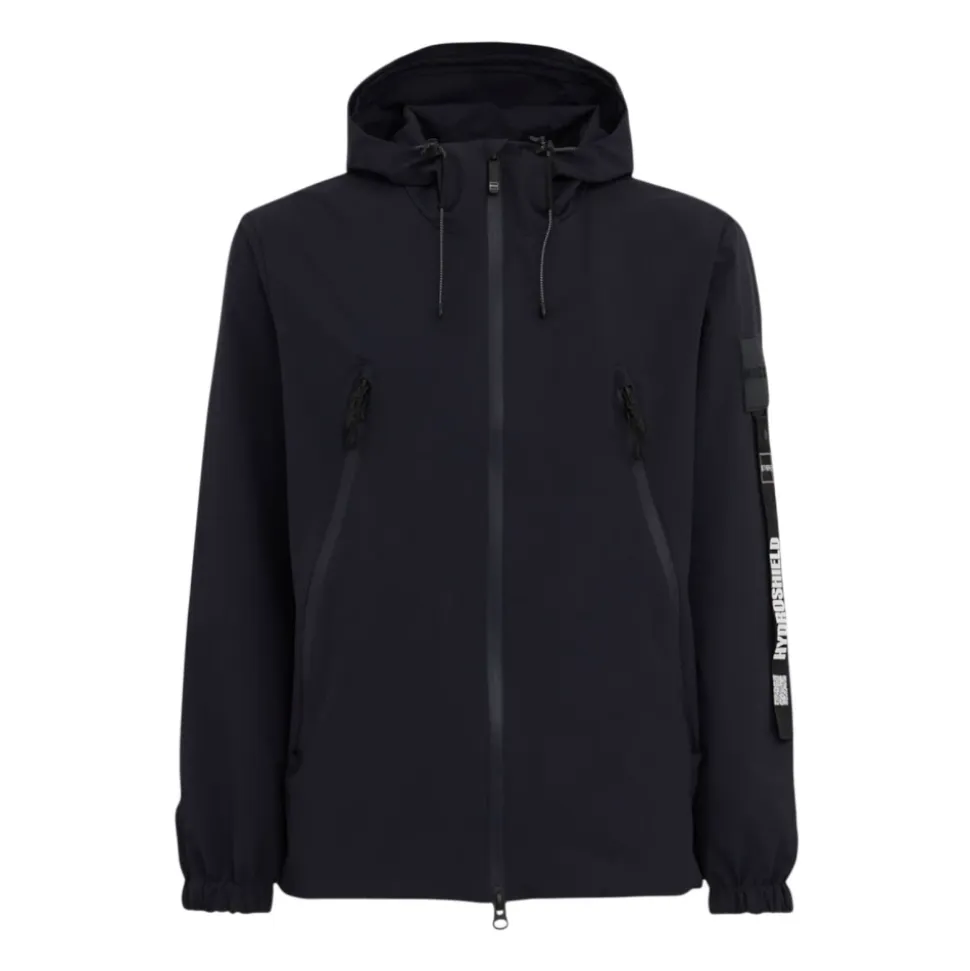 Veste à capuche avec écusson logo