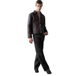 Veste Courte en Cuir