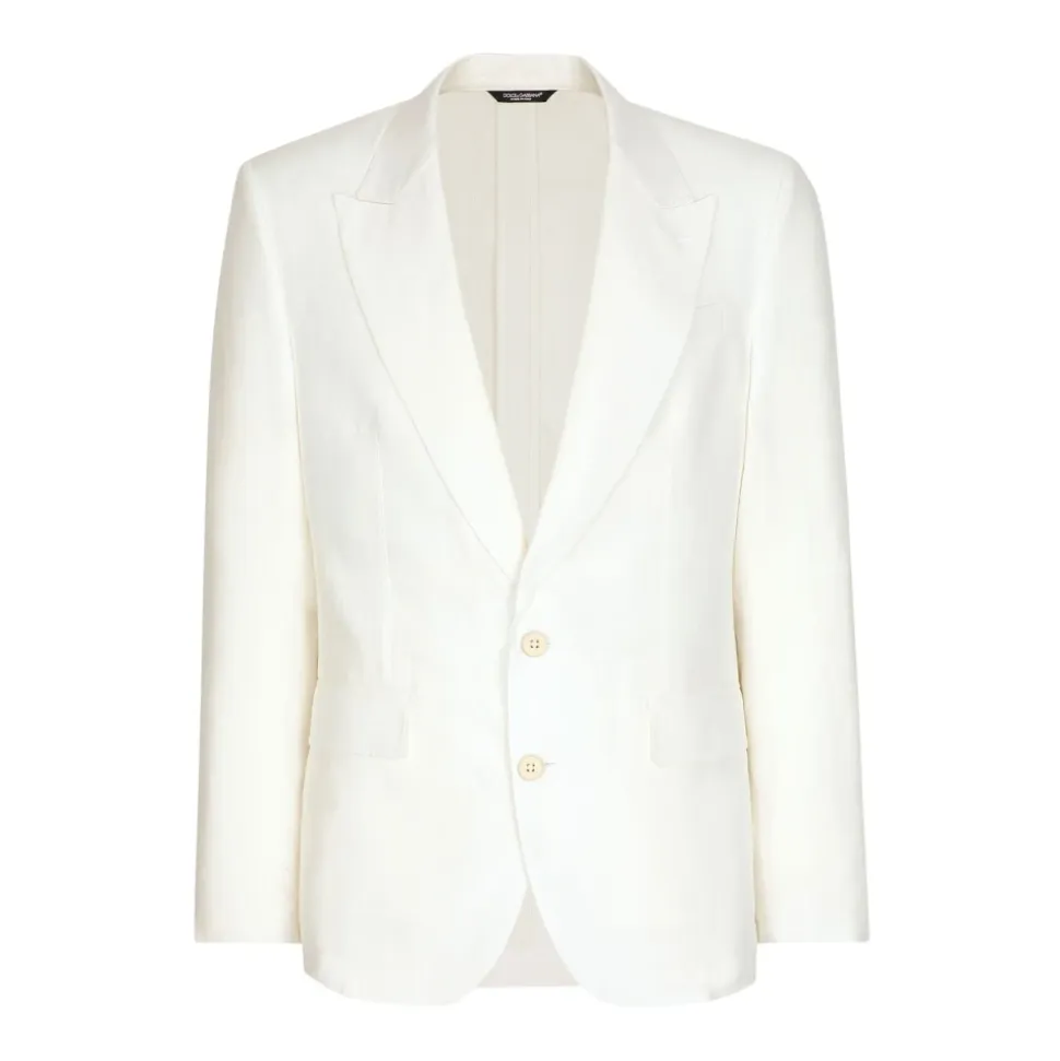 Veste de lin croisée simple