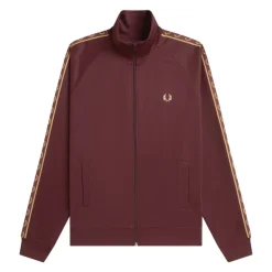Veste de survêtement à bandes contrastées
