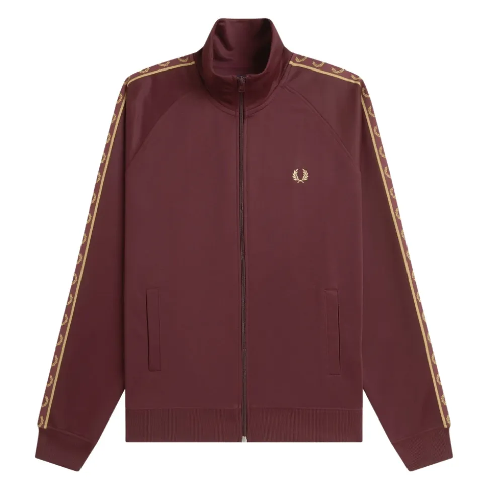 Veste de survêtement à bandes contrastées