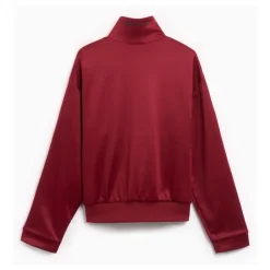 Veste de survêtement bordeaux avec imprimé latéral