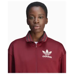 Veste de survêtement bordeaux avec imprimé latéral