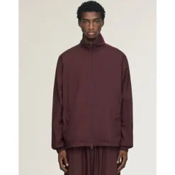 Veste de survêtement en nylon à 3 bandes dégradées