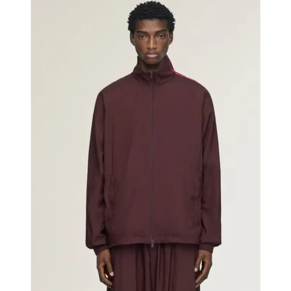 Veste de survêtement en nylon à 3 bandes dégradées