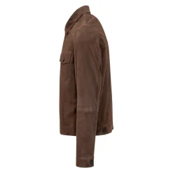 Veste en cuir avec poches