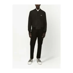 Veste en nylon avec étiquette de marque