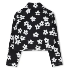 Veste imprimée à boutons