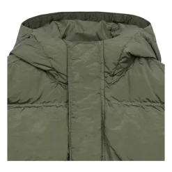 Veste matelassée sauge avec capuche