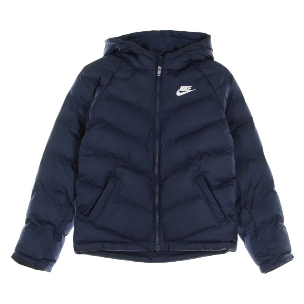 Veste rembourrée synthétique Nike Sportswear, bleu nuit
