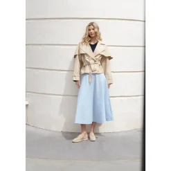 Veste Trench avec Cape Détachable