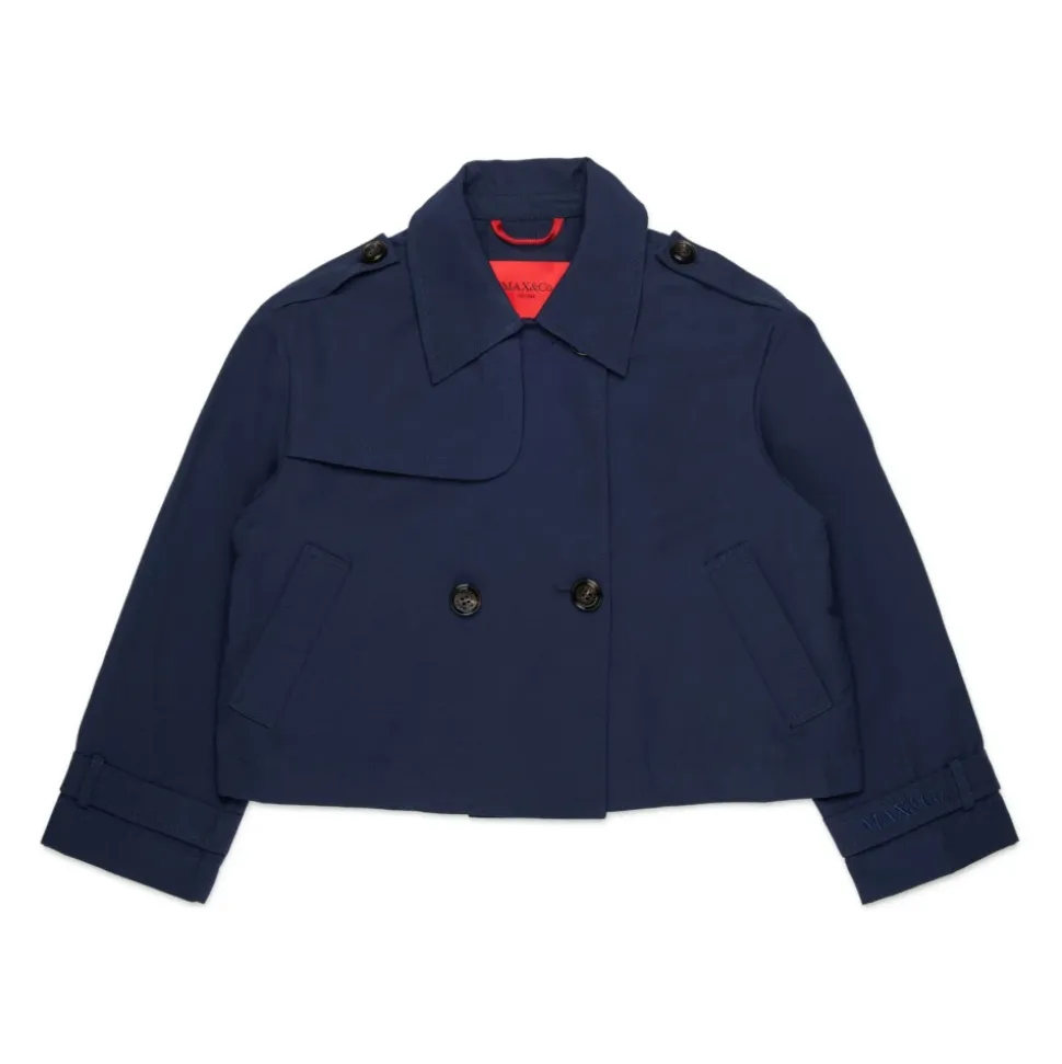 Veste Trench Courte Croisée
