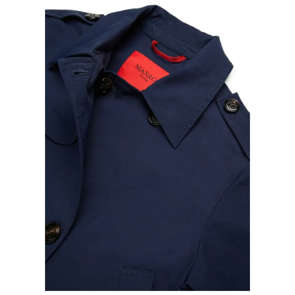 Veste Trench Courte Croisée