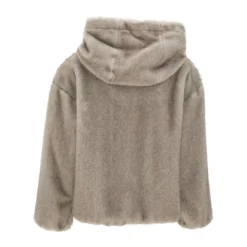 Veste zippée à capuche à cordon de serrage
