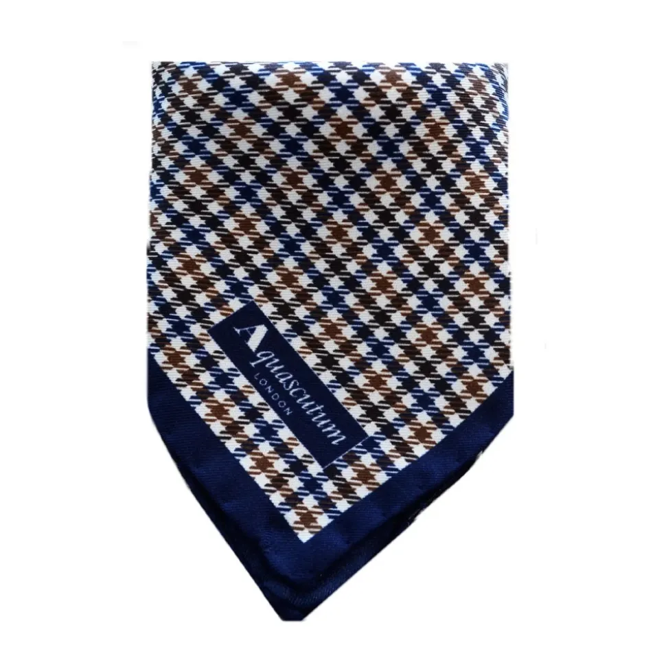 Vicuna Check Pocket Handkerchief