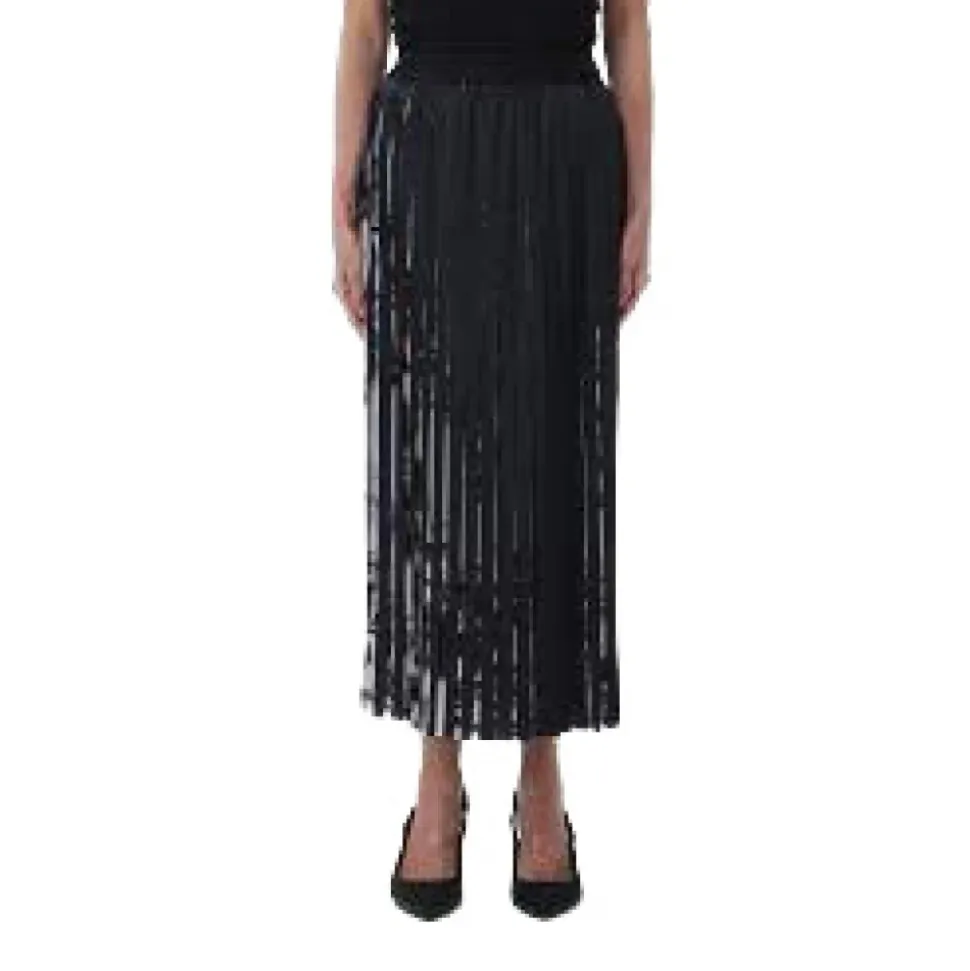 Watercolour Couture Pleated Midi Skirt