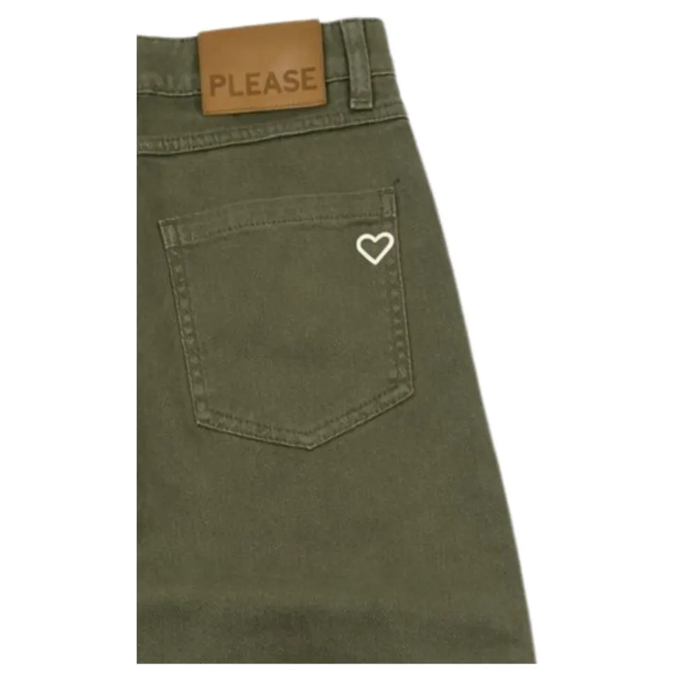 Wide Leg Denim Jeans