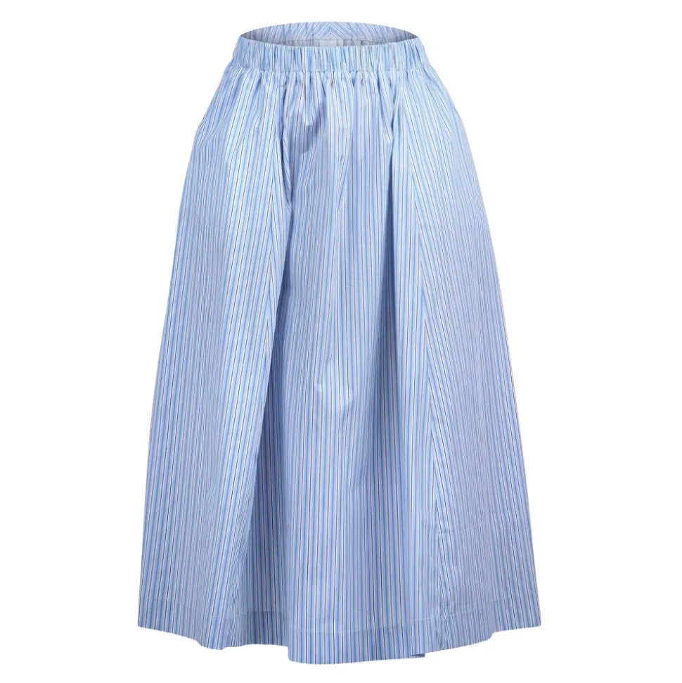 Wide Long Cotton Skirt