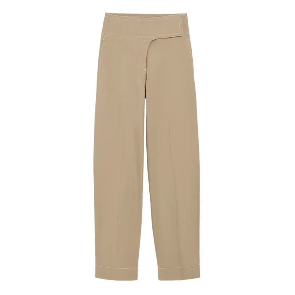 Wrapped Belted Balloon Fit Trousers