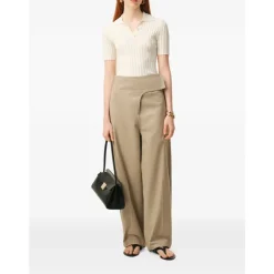 Wrapped Belted Balloon Fit Trousers